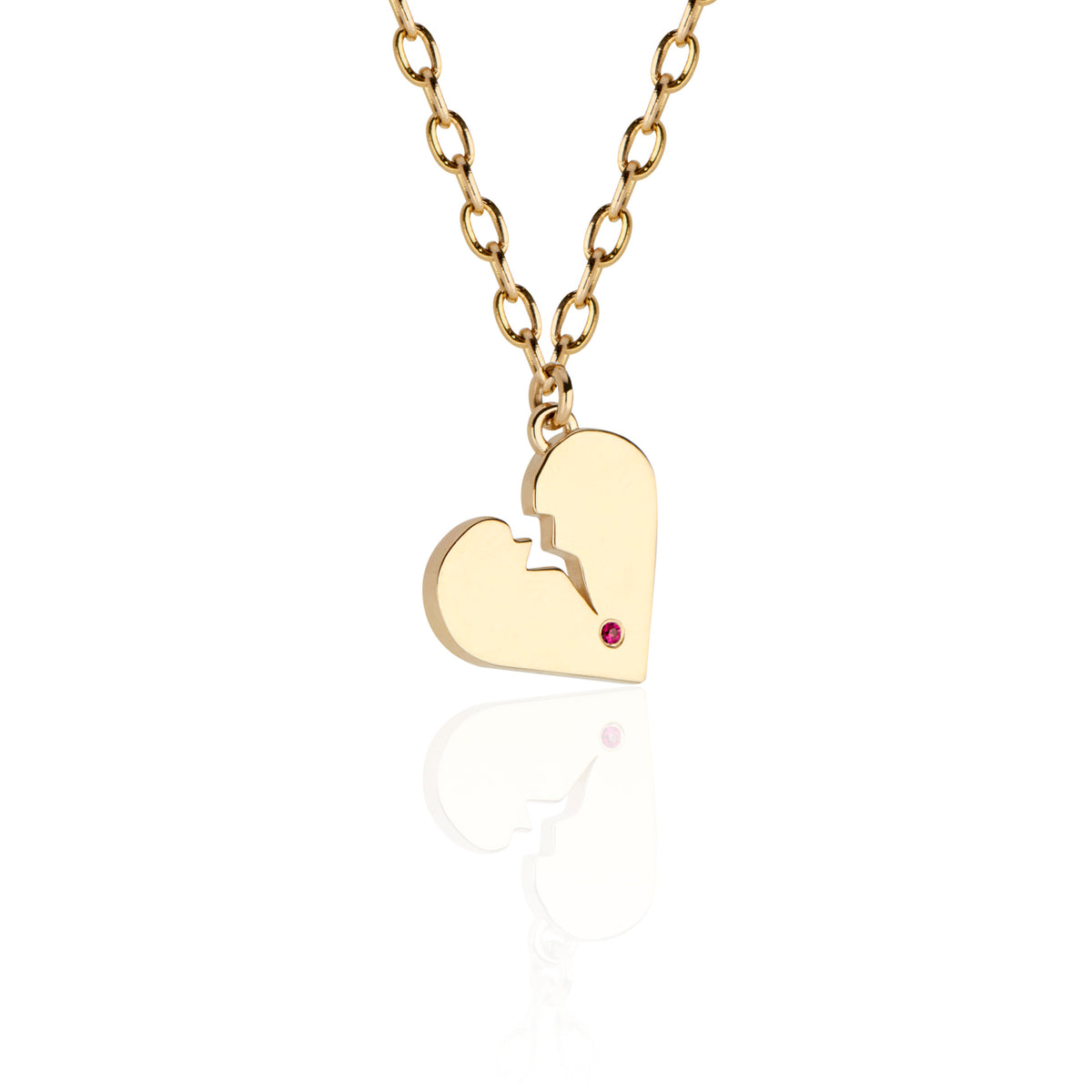 Broken Heart Magnetic Pendant Necklace – the stack society